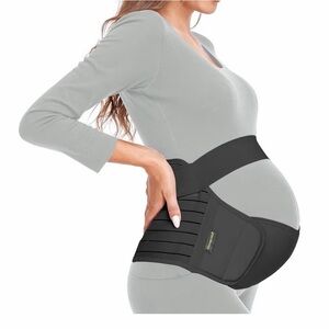 Maternity Belt, pregnancy 3 N 1 support belt for back/pelvic/hip pain ( Large)